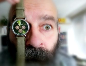 Im Forrest-Look – die grüne Öko-Uhr von hayfield
