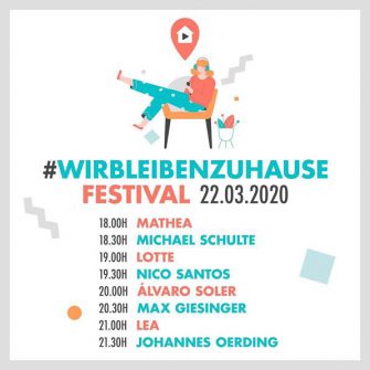 Instagram – WIR BLEIBEN ZU HAUSE FESTIVAL
