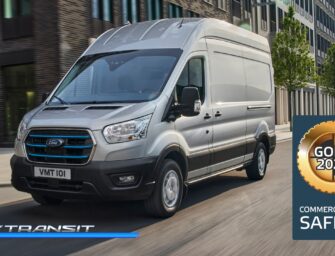 Ford E-Transit: Gold-Rating und fortschrittlichen Fahrer-Assistenzsysteme