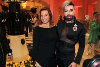 Anja Gockel mit Doppelschlag: geflüchtetes Model und X Harald Glööckler
