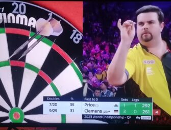 DARTS WM: 3,5 Millionen Deutsche sahen Halbfinal-Aus von Clemens auf Sport1