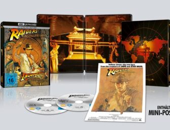 Indiana Jones in 4K: Jetzt vier Filme im Steelbook für das Homekino abgecheckt