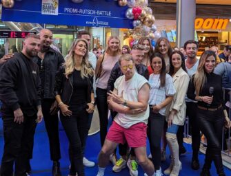 Promi-Rutsch-Battle: „Das ganze Leben ist eine Rutsche…“, Oliver Pocher