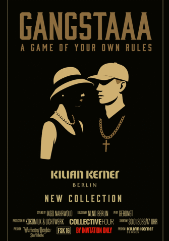 FWBerlin: Kilian Kerner geht mit Kollektion GANGSTAAA neue Mode-Wege