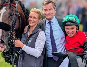 IDEE: DARDANOS gewinnt 157. Deutsches Derby in Horn und sorgt für Schampusdusche